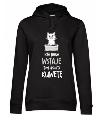 Kto rano wstaje sprząta kuwetę